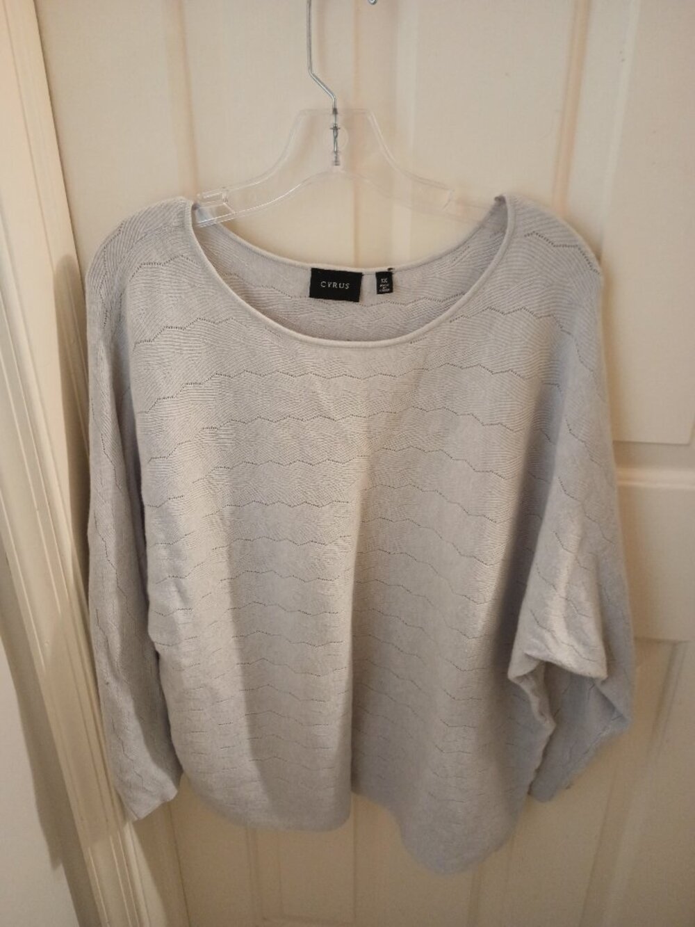 Cyrus 1X Women's Knit Top Sweater